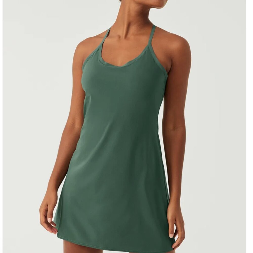Outdoor Voices Exercise Dress - Evergreen